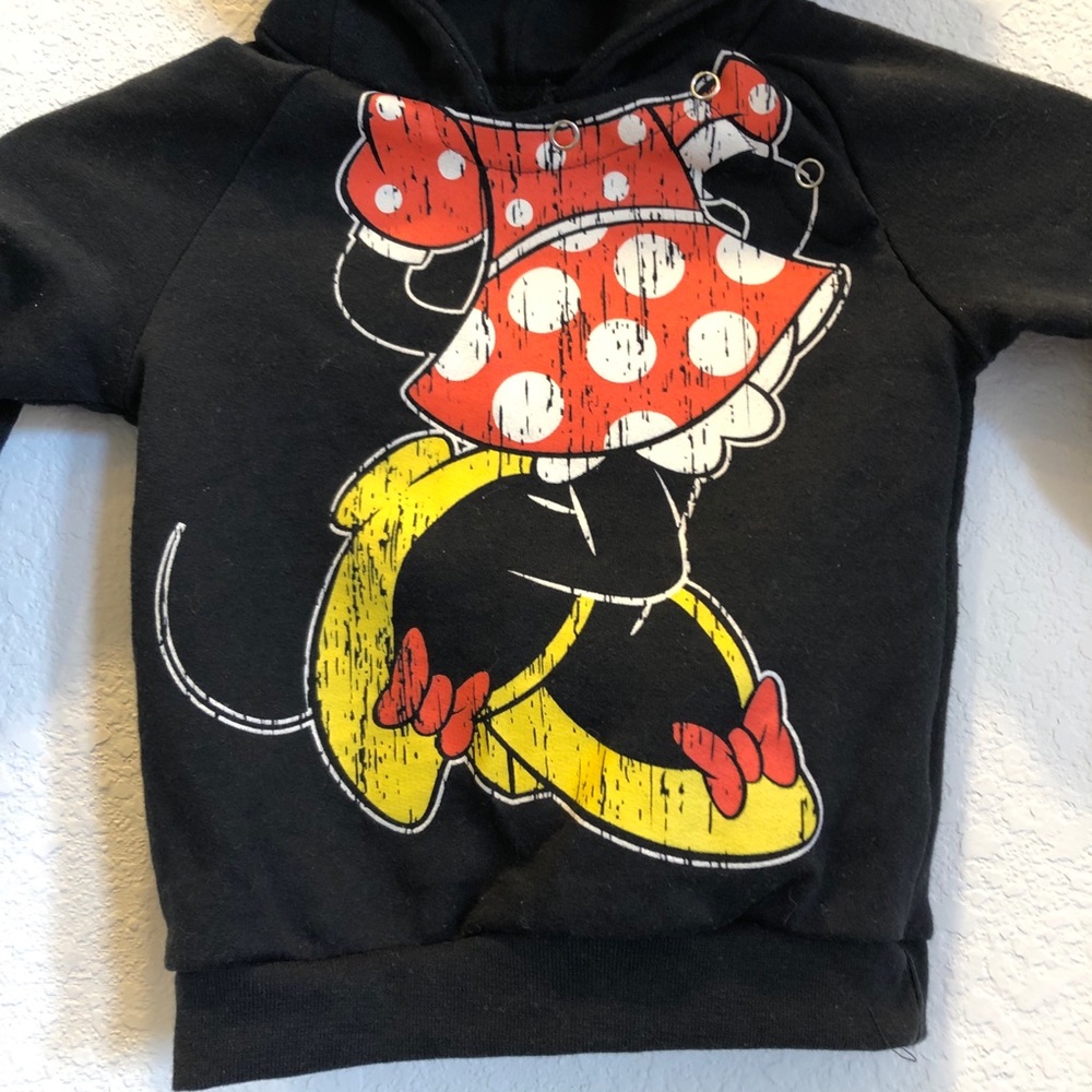 Disney Toddler Minnie Sweatshirt Hoodie - Picture 2 of 9